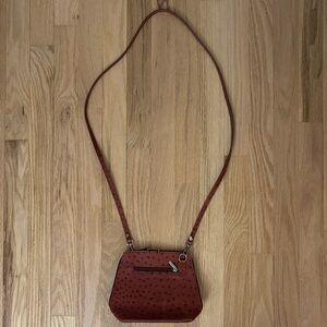 Elegant Brown Crossbody Bag from Venice Italy